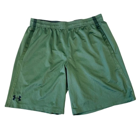 Under Armour Other - Under Armour Khaki Army Green Loose Shorts Sz XL